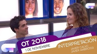 Clase de JAVIER AMBROSSI y JAVIER CALVO con MARILIA | OT 2018