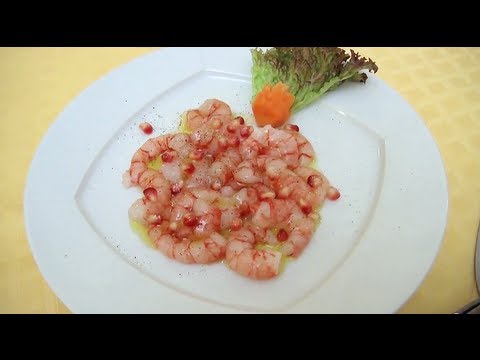 Ricetta semplice e veloce: Carpaccio di gamberi ROSSI_uChef.it