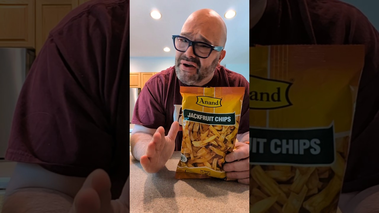 WHAT IS THIS? The Snackmaster vs. JACKFRUIT?! Trying Indian Jackfruit Chips for the First Time 🍿🇮🇳