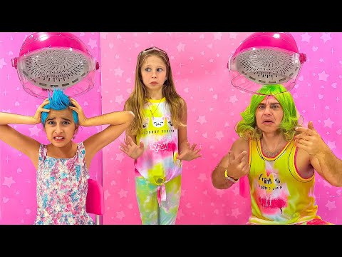 Nastya and Eva choose a hobby for themselves