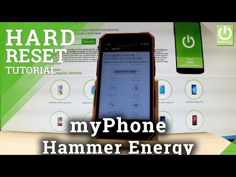 How to Hard Reset myPhone Hammer Energy - Restore Settings / Set Up as New