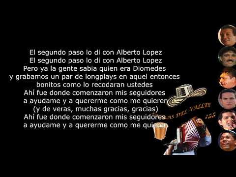 Mi vida musical - Diomedes Díaz (Letra)