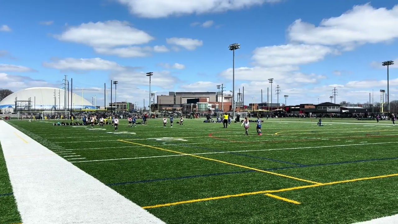 Beautiful day for Rampage soccer in Canton next to the hall of fame!!