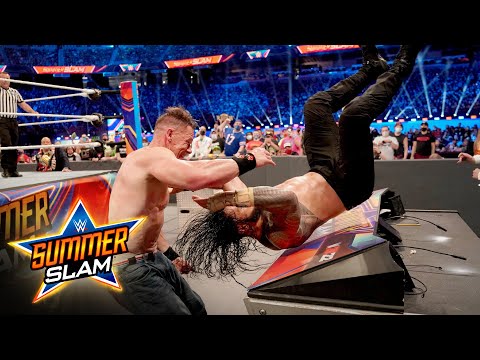 John Cena gives Roman Reigns a crushing Attitude Adjustment: SummerSlam 2021 (WWE Network Exclusive)