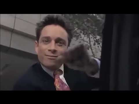 Corky Romano Corky transports suspect scene