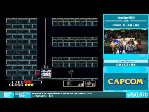 Metal Gear (MSX) by puchiedarcy in 32:55 - Summer Games Done Quick 2015 - Part 48