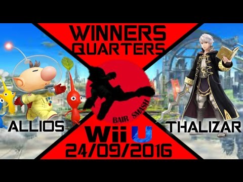 Bair Smash 6 Winners Quarters - BS// Allios (Olimar) Vs. Thalizar (Robin) - Smash Wii U