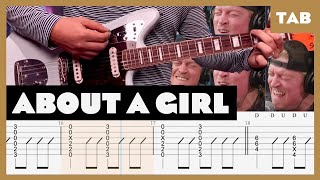 About a Girl Nirvana Cover (Electric Version) | Guitar Tab | Lesson | Tutorial