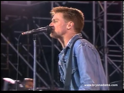 Videoclip de Heat Of The Night (Live At Rock Werchter, Belgium/1988) — Bryan Adams