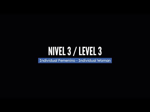2023 NIVEL 3 - Individual Femenino / LEVEL 3 - Individual Woman