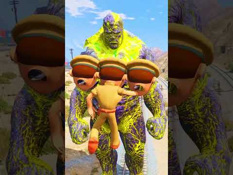 GTA 5 : THREE HEADED LITTLE SINGHAM & SHIVA SAVED FRANKLIN FROM KIDNAPING #shiva #littlesingham