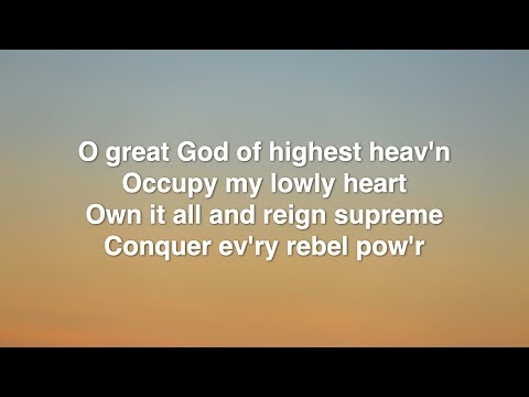 O Great God - CCC Lyric Video