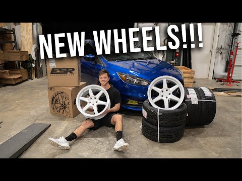 TIME FOR NEW WHEELS!!! | Unboxing & Installing New ESR SR07 Wheels For My Focus ST!!! |