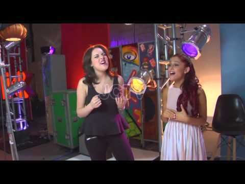 Victorious ( A Cappella ): Ariana Grande & Liz Gillies sing " Give It Up "