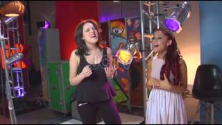 Victorious ( A Cappella ): Ariana Grande &amp; Liz Gillies sing &quot; Give It Up &quot;
