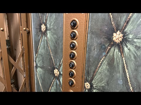 VINTAGE Gated OTIS Traction Elevator (3) at Flori de Leon Apartments- St. Petersburg, FL, USA