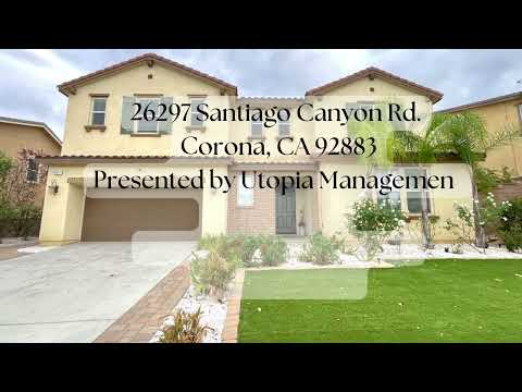 5 bed, 4.5 bath located in Corona CA! property video
