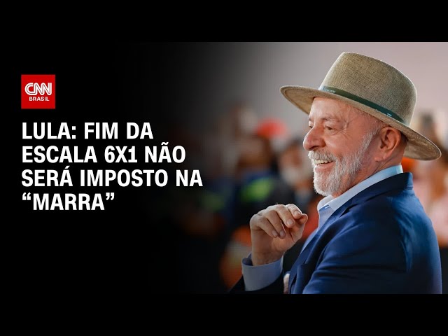 Fim da escala 6x1 não será imposto na “marra”, diz Lula | CNN 360º