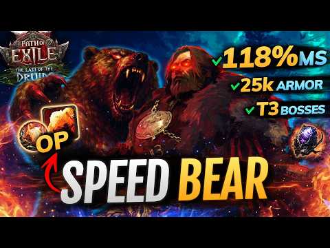 [PoE 2] Going FAST! - SPEED BEAR Druid Build - Full Guide for Shaman - Path of Exile 2 0.4