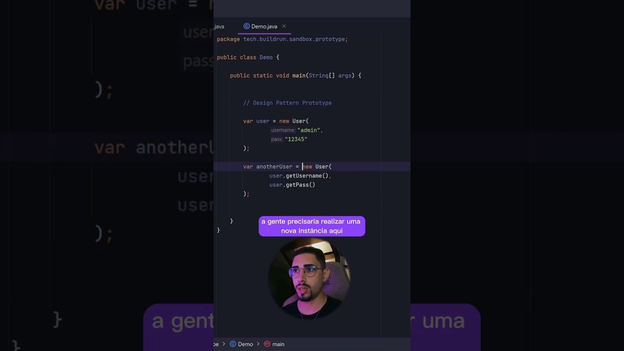 Quer entender Design Pattern Prototype? #javacode #designpatterns #programadores #programacao