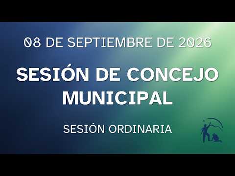 Sesión de Concejo Ordinario IMDA [2026-09-08]
