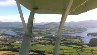 preview picture of video 'Full flight in. A tow plane supercub'