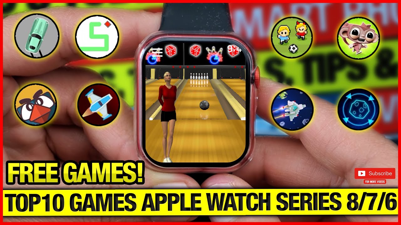 Top 10 Games On Apple Watch Series 6!