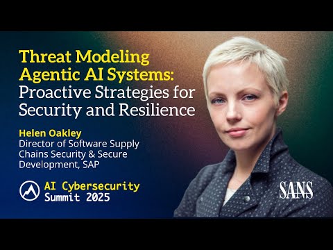 Keynote | Threat Modeling Agentic AI Systems: Proactive Strategies for Security and Resilience
