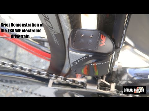 FSA WE Electronic Drivetrain Demonstration
