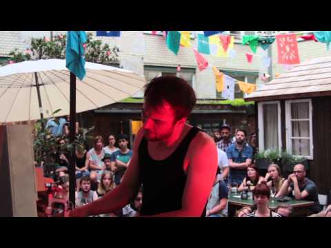 NILS FRAHM - presenting the new Una Corda live in our courtyard