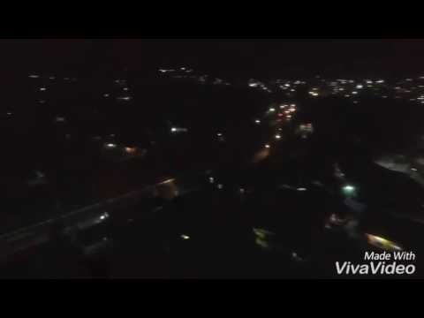 Manokwari di malam hari di lihat dari sisi bagian atas ko