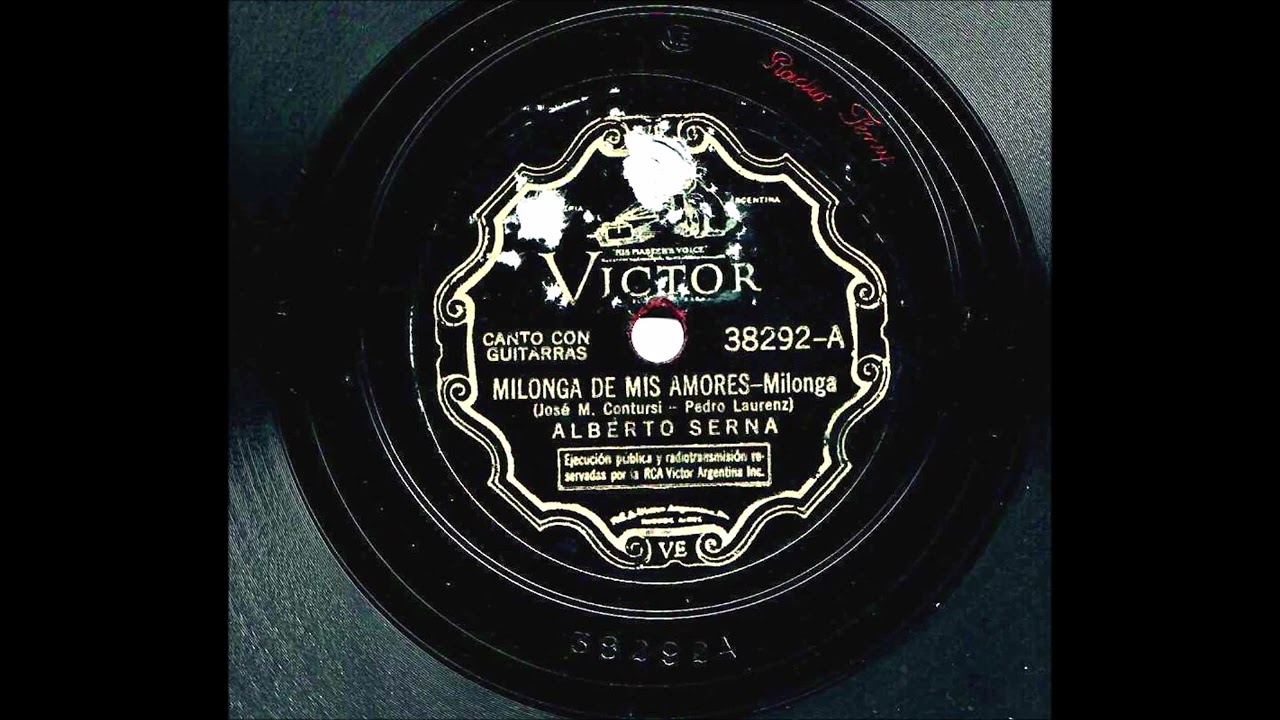 Milonga de mis amores Alberto Serna 1937