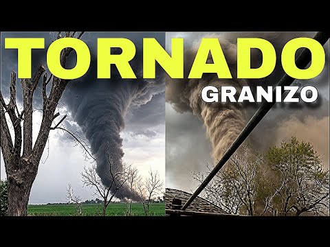 🚨GRANIZO E TORNADO — Córdoba e Santa Fé registram tempestades severas nesta sexta-feira😱