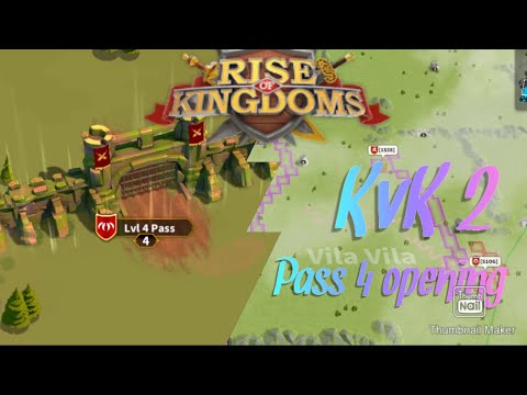 KvK 2 pass 4 opening | 1v2 fights and rallies | Rise of Kingdoms