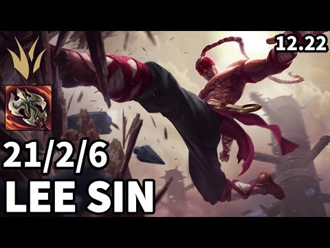 Lee Sin Jungle vs Sett - EUW Master | Patch 12.22