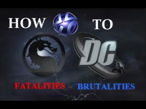 fatalities mortal kombat vs dc universe playstation 3 español
