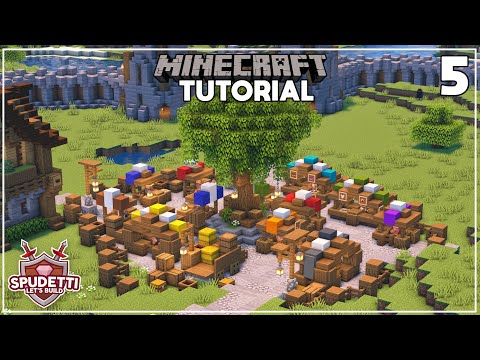 Minecraft: Marketplace | Let's Build a Medieval Village - Ep5