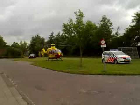 Traumaheli inzet in Noardburgum