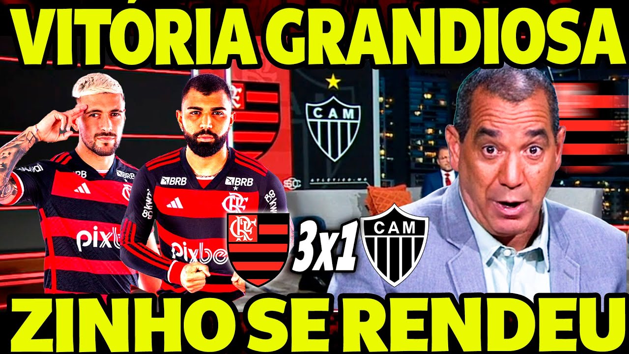 FLAMENGO AMASSOU O GALO! GRANDE VITÓRIA DO FLAMENGO! MIDIA RASGOU ELOGIOS AO MENGÃO