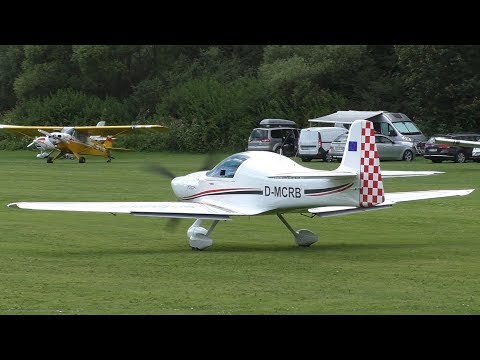 Corvus Racer 312 takeoff and low pass at Airfield Kapfenberg | D-MCRB