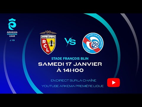 J13 I RC Lens vs RC Strasbourg en direct (14H00) I ARKEMA Première Ligue 2025-2026
