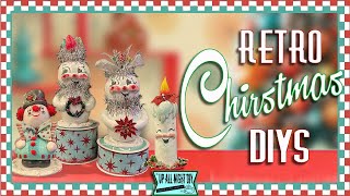 RETRO CHRISTMAS DIYs / CHRISTMAS TOWN COLLAB