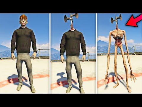 I Became SIREN HEAD In GTA 5.. (Mods)
