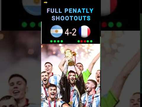 EPIC Penalty Shootout! Argentina vs France WC Final 🤯 #shorts