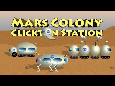 Mars Colony Clickton Station - Mars Surface Vehicles and Pods