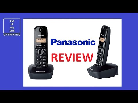 Telefonas bev. Panasonic KX-TG1611FXR video