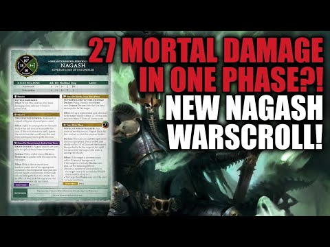FIRST NEW WARSCROLL REVEALED! Nagash Is BACK BABY! │ Warhammer Age Of Sigmar 4th Edition