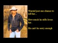 Alan Jackson - Wanted W/Lyrics