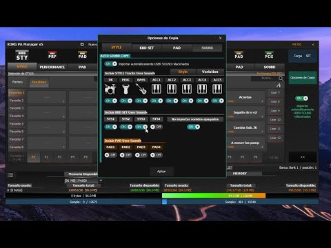 Korg Pa Manager 5 Tips Convertir Ritmos Series Korg Pa