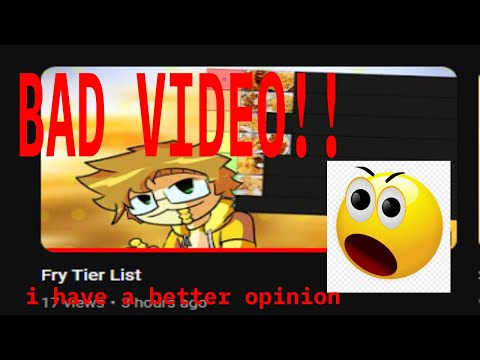 Fry Tier List Response
